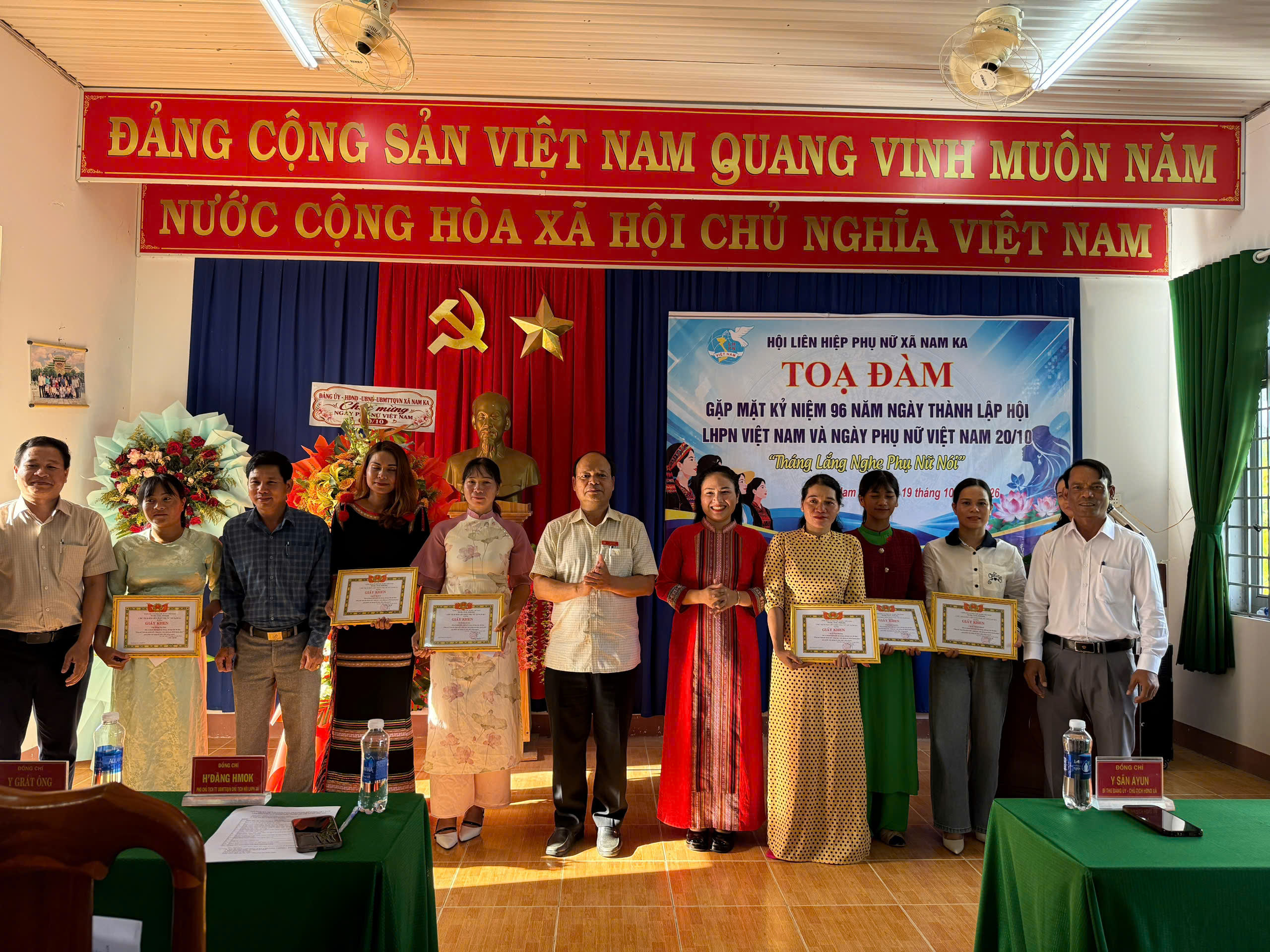 Xã Nam Ka tổ chức gặp mặt kỷ niệm 96 năm ngày thành lập Hội Liên hiệp Phụ nữ Việt Nam và triển khai “Tháng nghe phụ nữ nói” năm 2026